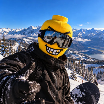 SnowGrin Funny Face Ski Mask